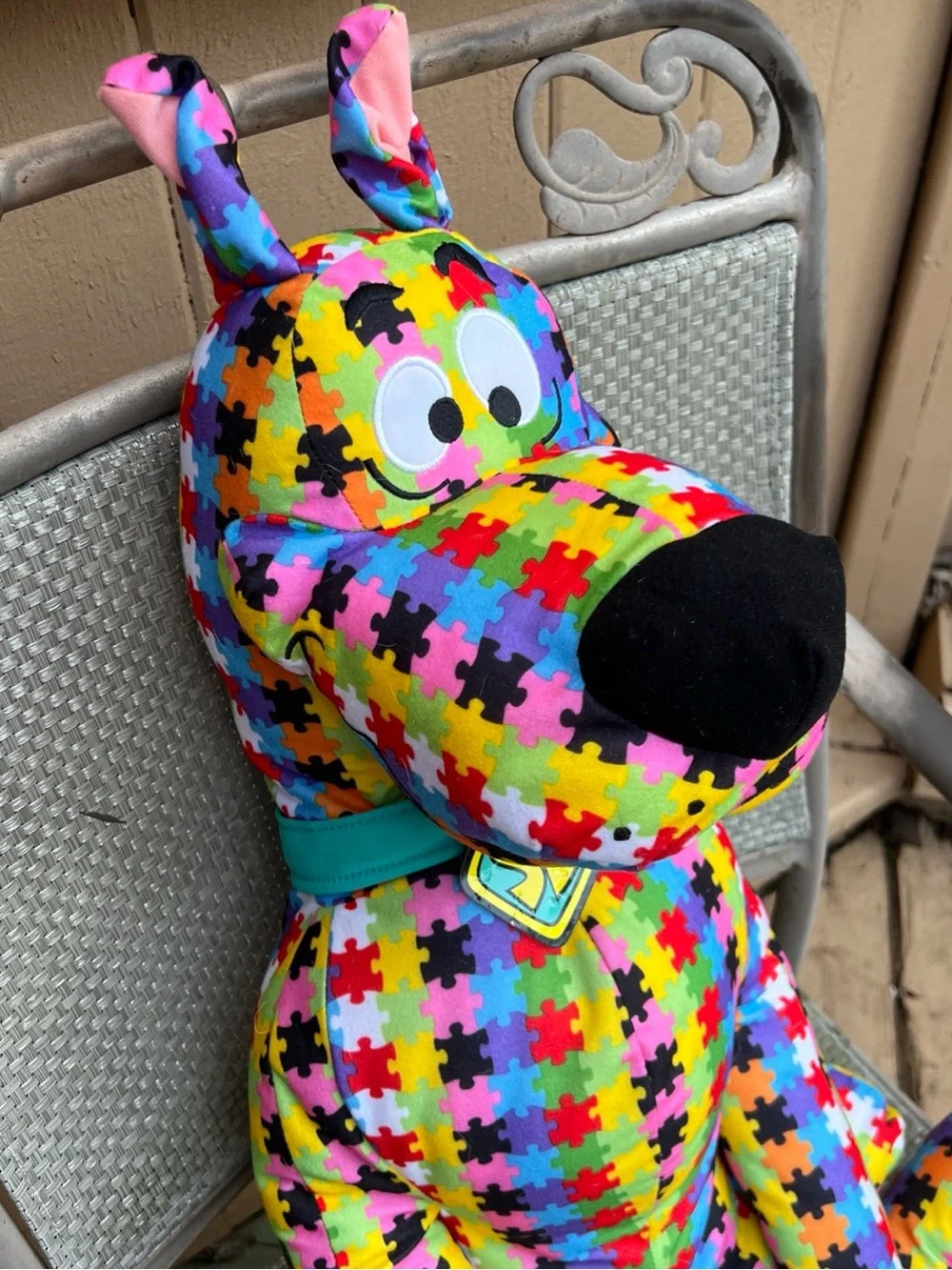 Scooby-Doo 28 inch Plush  Toy Autism Puzzle Pattern